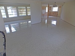 This is an image taken after full terrazzo restoration